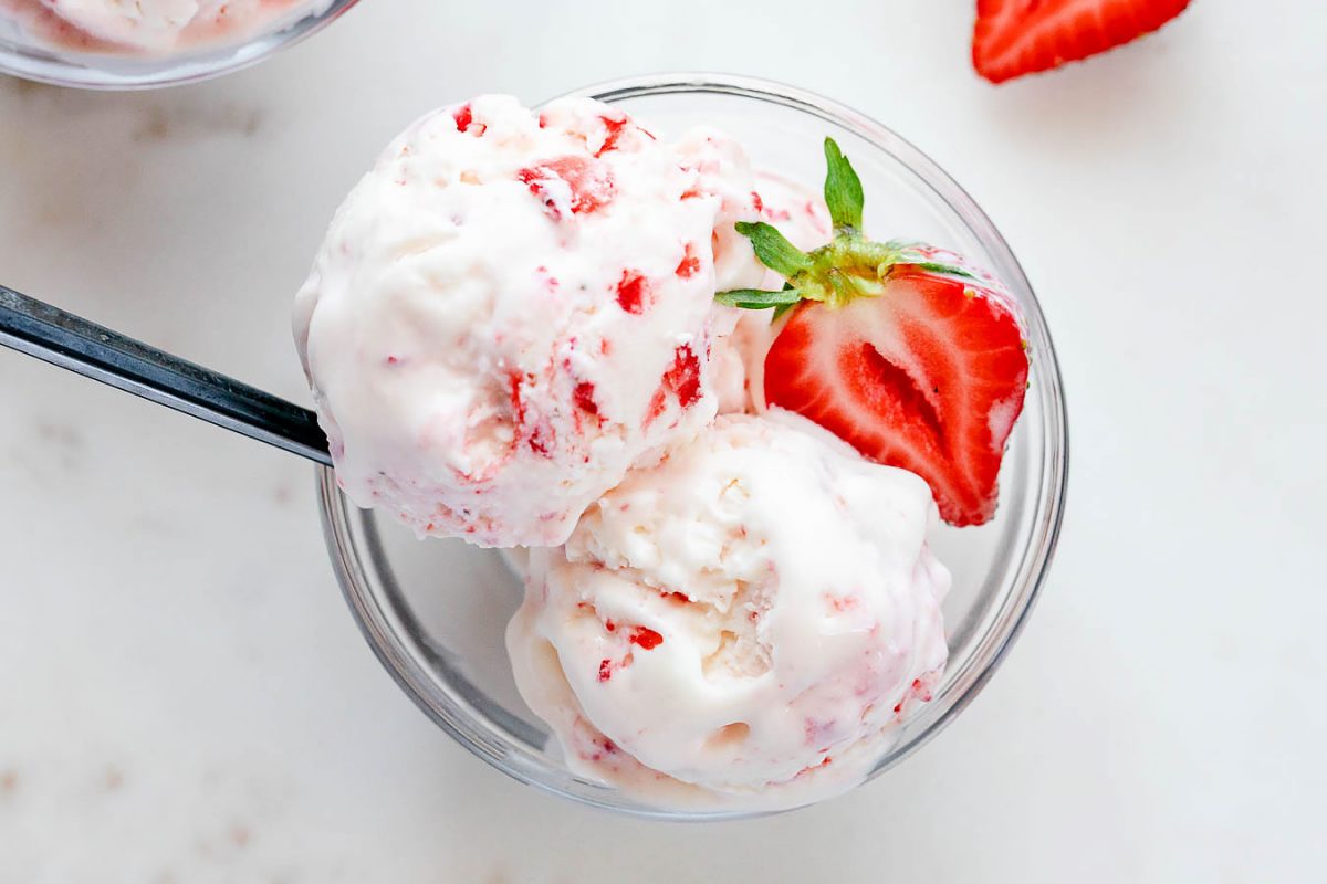 Strawberry Cheesecake Ice Cream Recipe