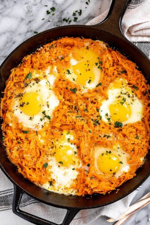 Sweet Potato and Eggs Breakfast