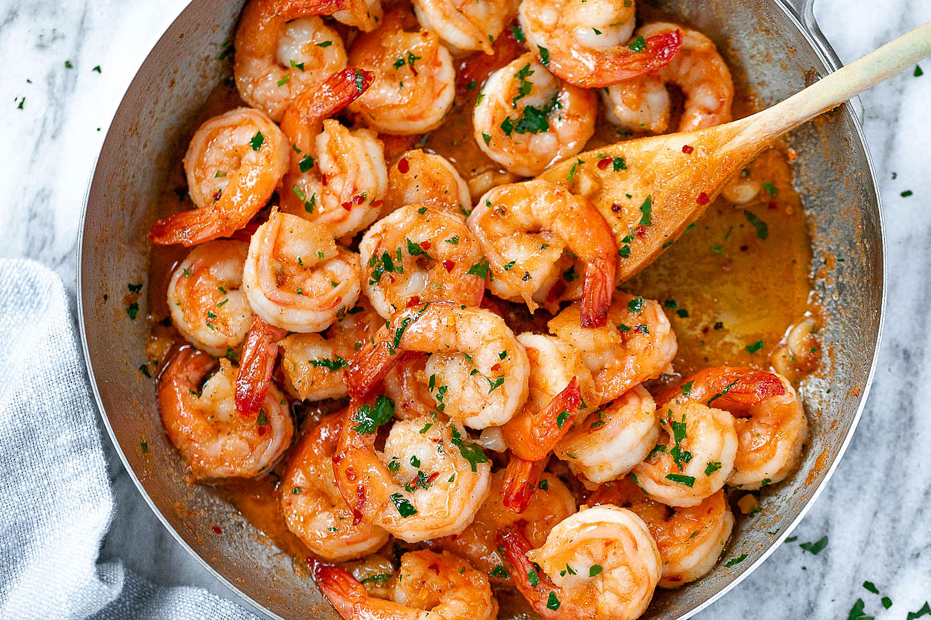 Garlic Butter Shrimp in 10 Minutes