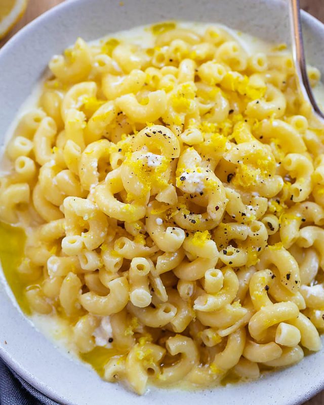 Lemon Ricotta Pasta - #recipe by #eatwell101 - https://www.eatwell101.com/lemon-ricotta-pasta