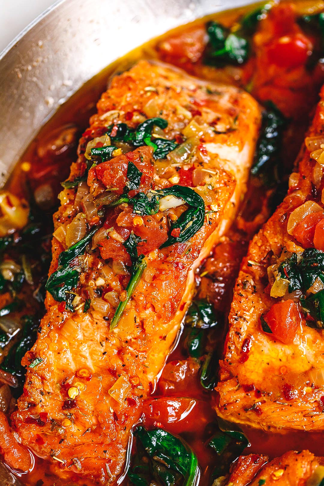 Tuscan Garlic Salmon Recipe – Healthy Salmon Recipe — Eatwell101