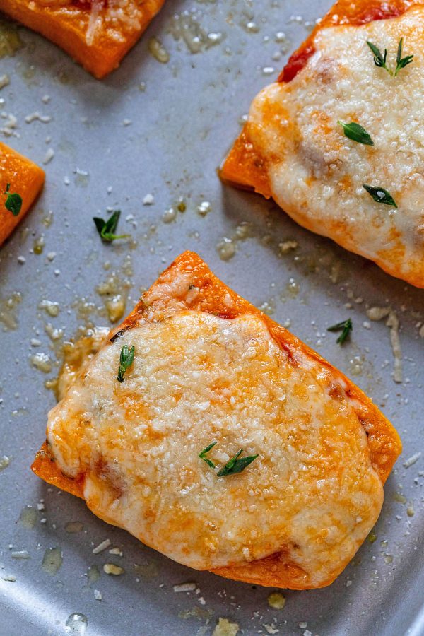 Roasted Butternut Parmesan - #recipe by #eatwell101 - https://www.eatwell101.com/butternut-parmesan-recipe