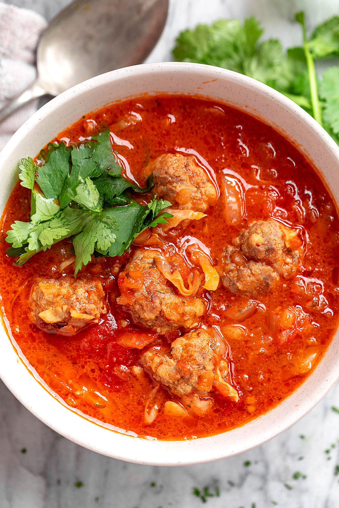 Cabbage Turkey Meatballs Soup recipe 2