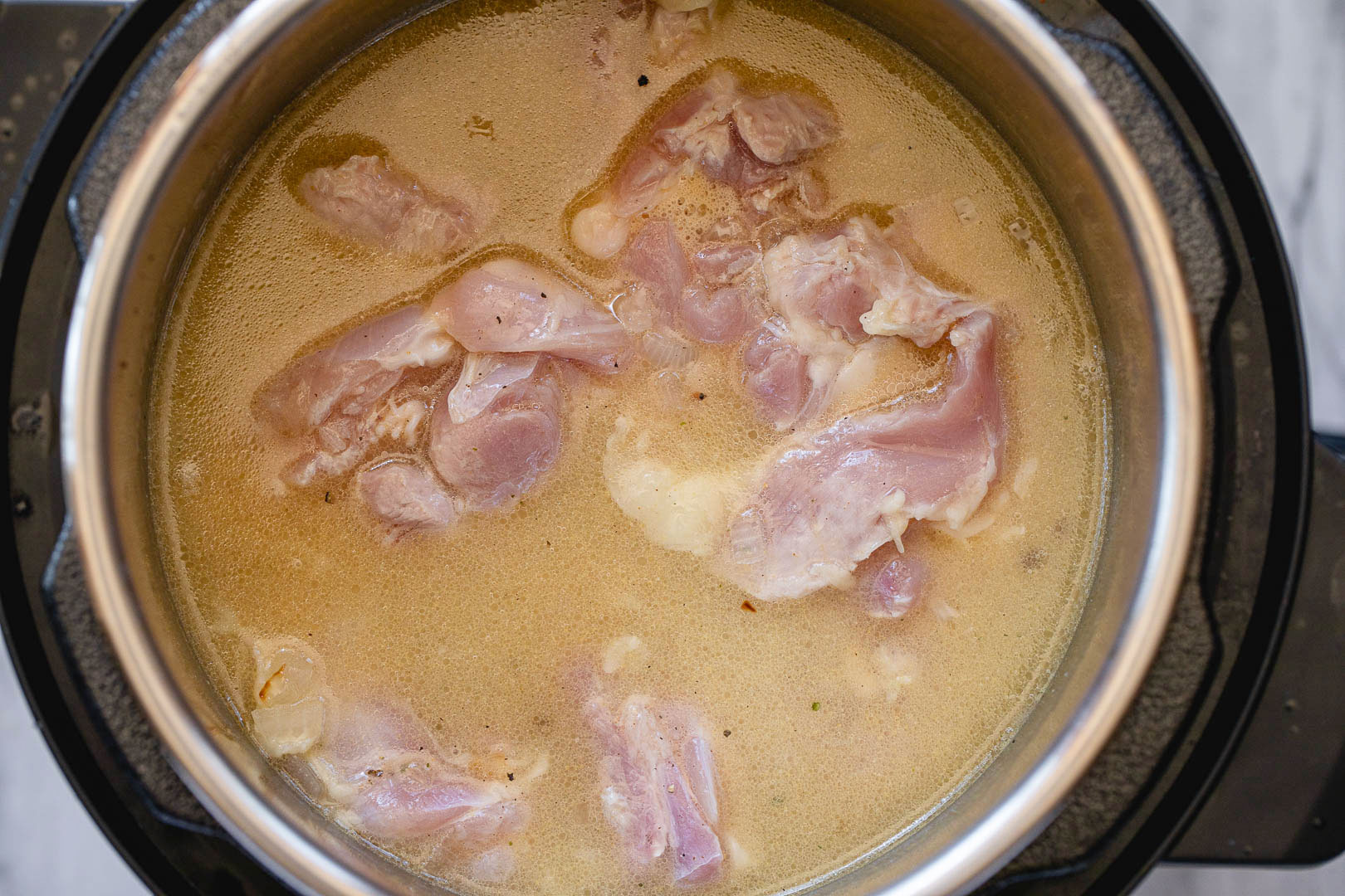 Garlic Chicken Rice Soup with Spinach and Parmesan