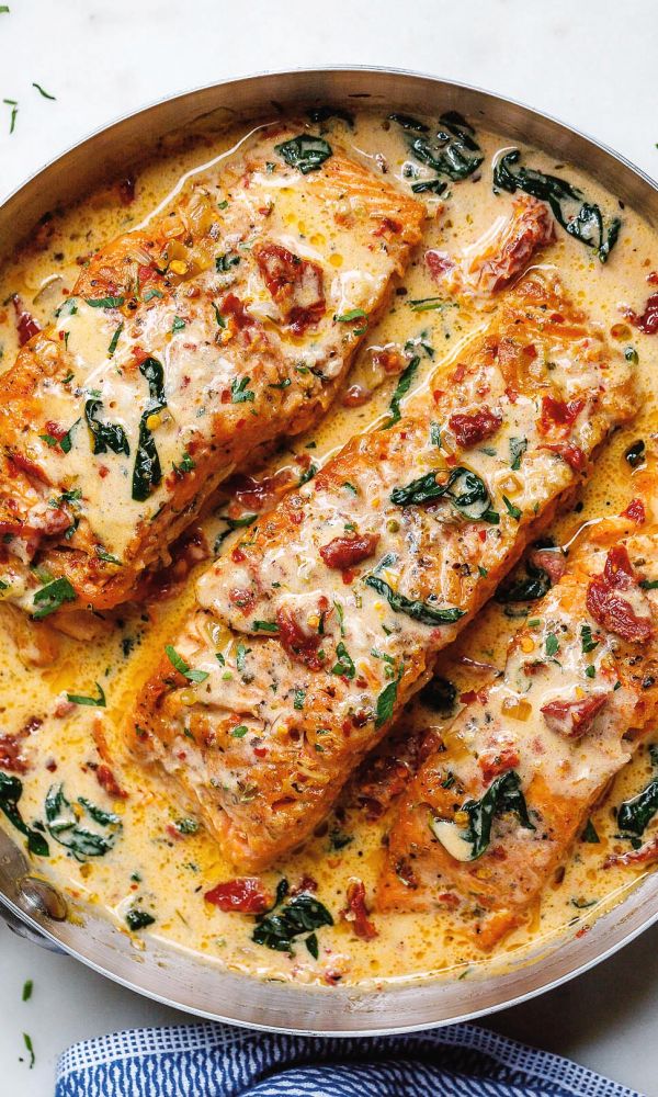 Creamy Tuscan Salmon Recipe