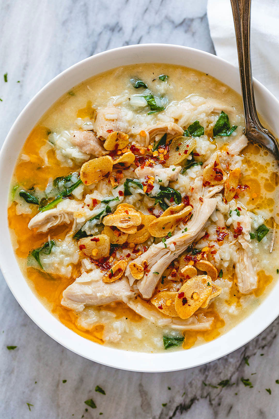 instant pot chicken and rice soup