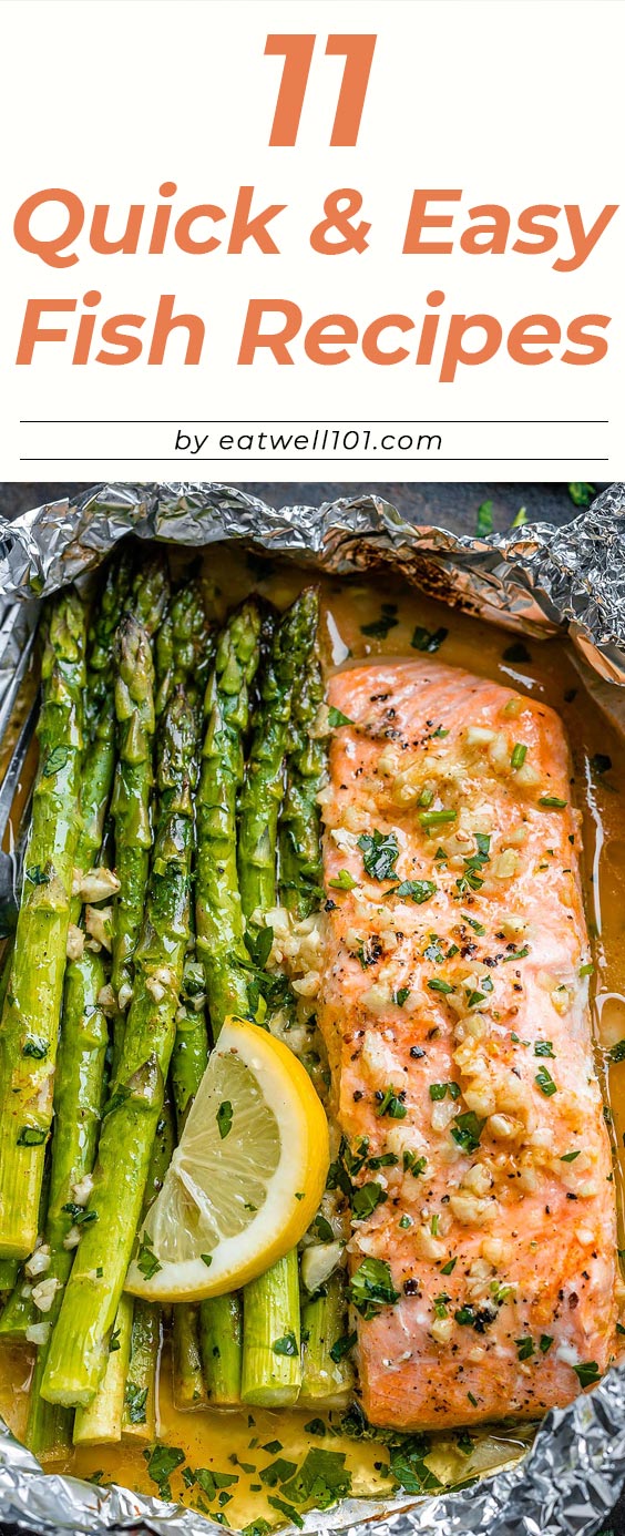 11 Quick and Easy Fish Recipes for Healthy Dinners - #fish #recipes #eatwell101 - These healthy recipes with fish are perfect for a weeknight dinner. 