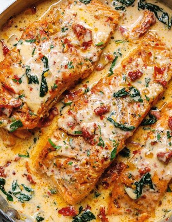 Creamy Tuscan Salmon Recipe