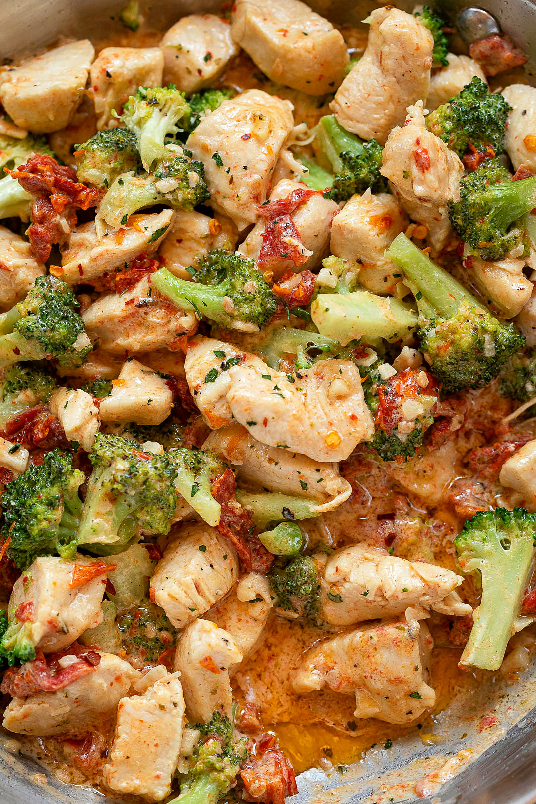 Broccoli Chicken in Cream Cheese Sundried Tomato Sauce recipe 2