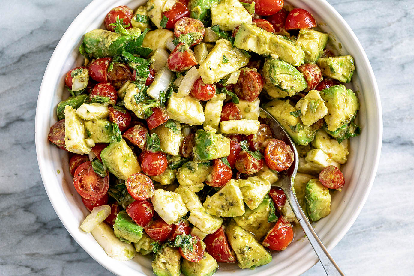 Caprese Avocado Salad Recipe 3