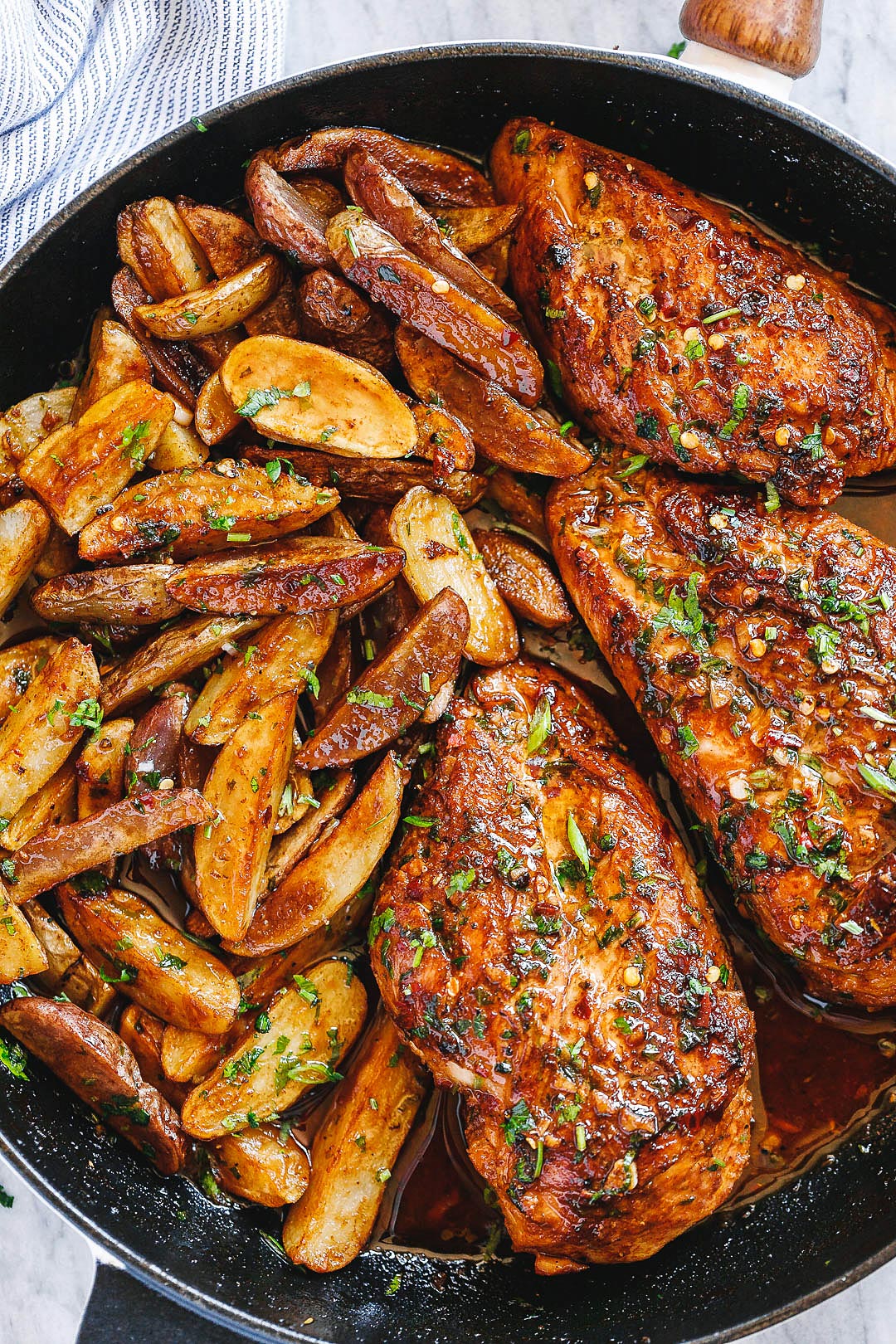 Garlic Butter Chicken and Potato Skillet recipe 2