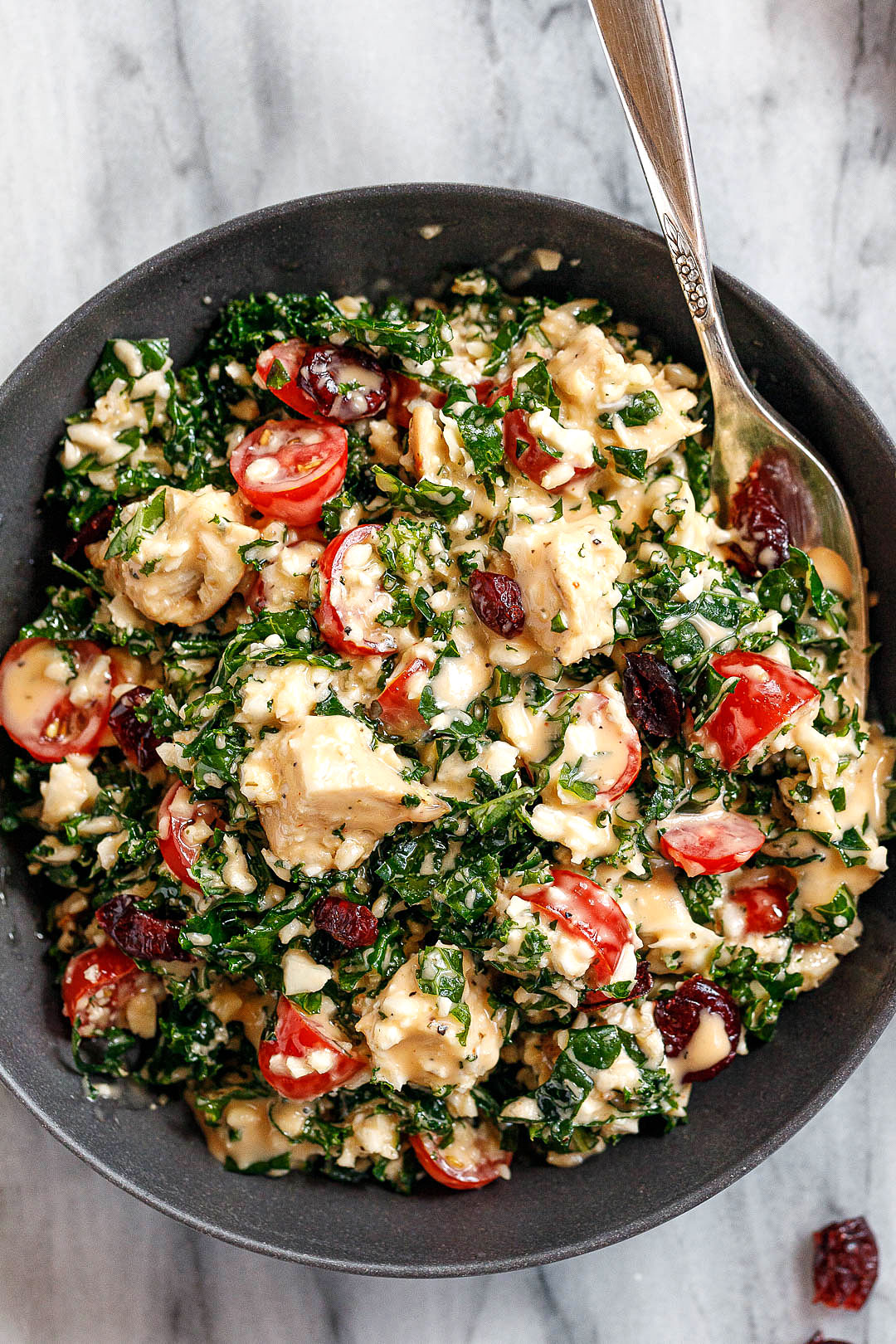 Healthy Chicken Kale Salad