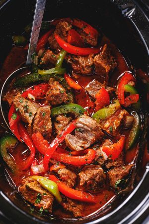 Crock-Pot Steak Fajita