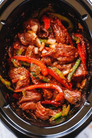 Crock-Pot Steak Fajita