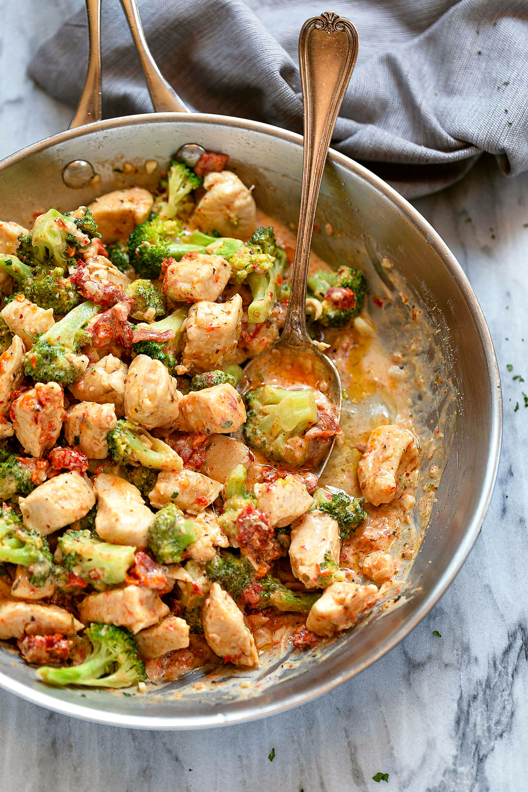 Chicken And Broccoli Table For Two By Julie Wampler