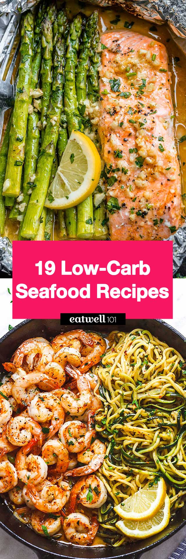  Easy Low Carb Seafood Recipes - #seafood #fish #lowcarb #recipes #eatwell101 - Meatless dinners are sooo much easier when you've got these easy fish recipes to get through. 