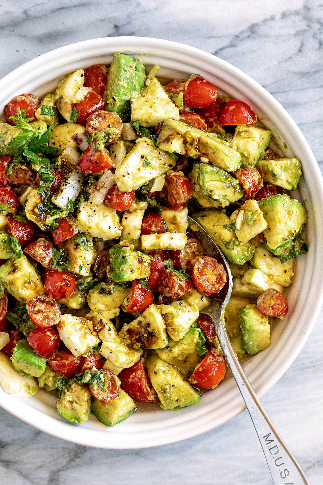 salad with avocado