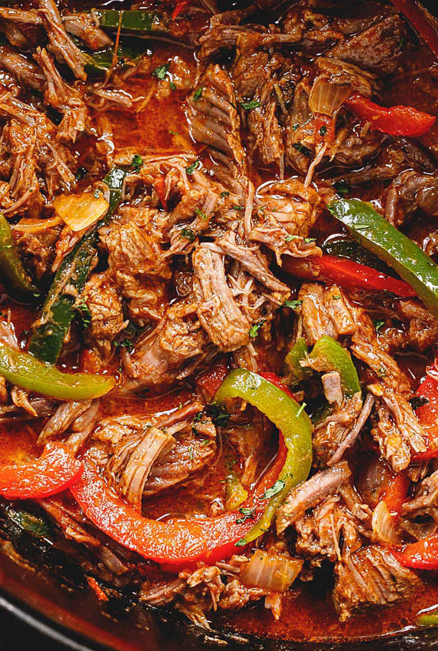 Crock-Pot Steak Fajita - #recipe by #eatwell101 - https://www.eatwell101.com/slow-cooker-steak-fajita-recipe
