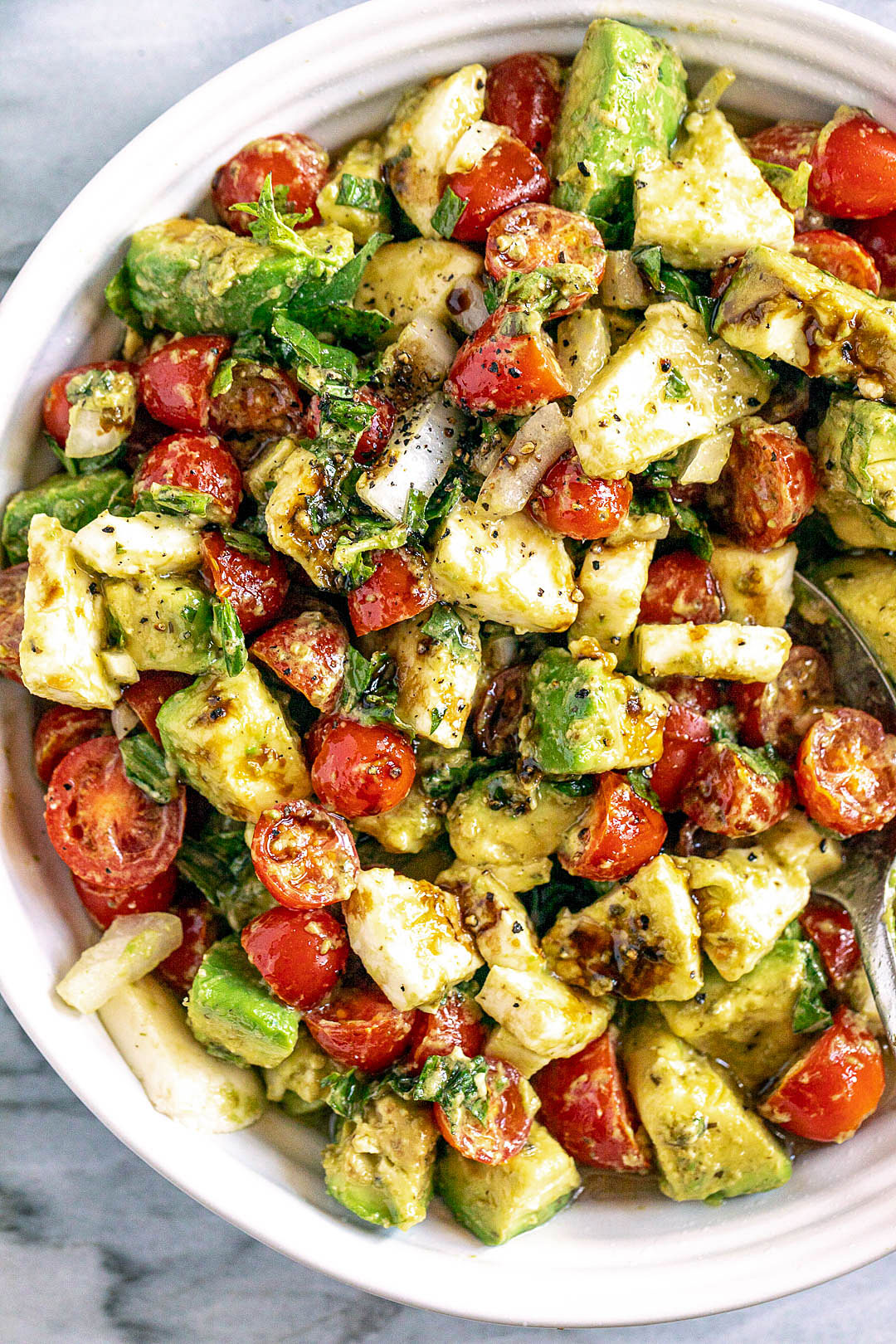 tomato avocado salad