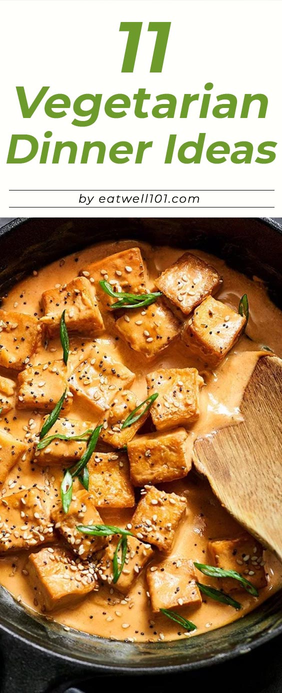 Vegetarian Recipes: 11 #Vegetarian #Dinner #Recipe Ideas Ready in 30 Minutes or Less - #eatwell101