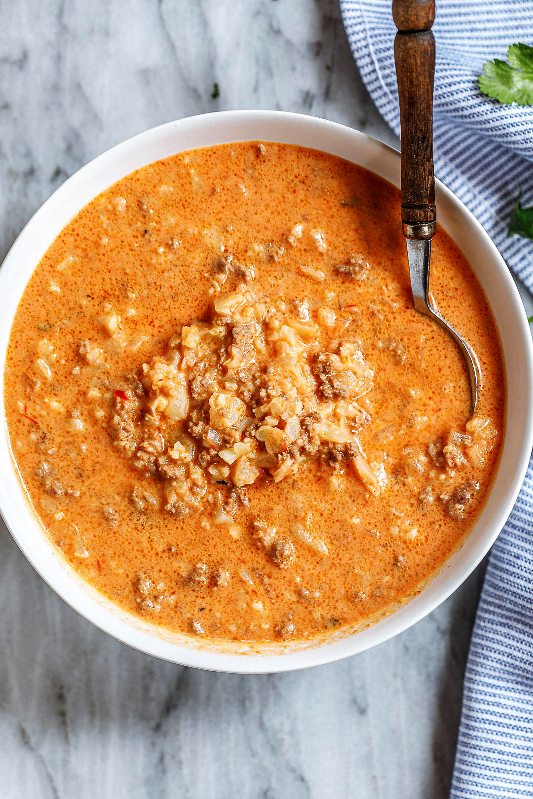 Cauliflower Beef Cream Cheese Soup recipe 2
