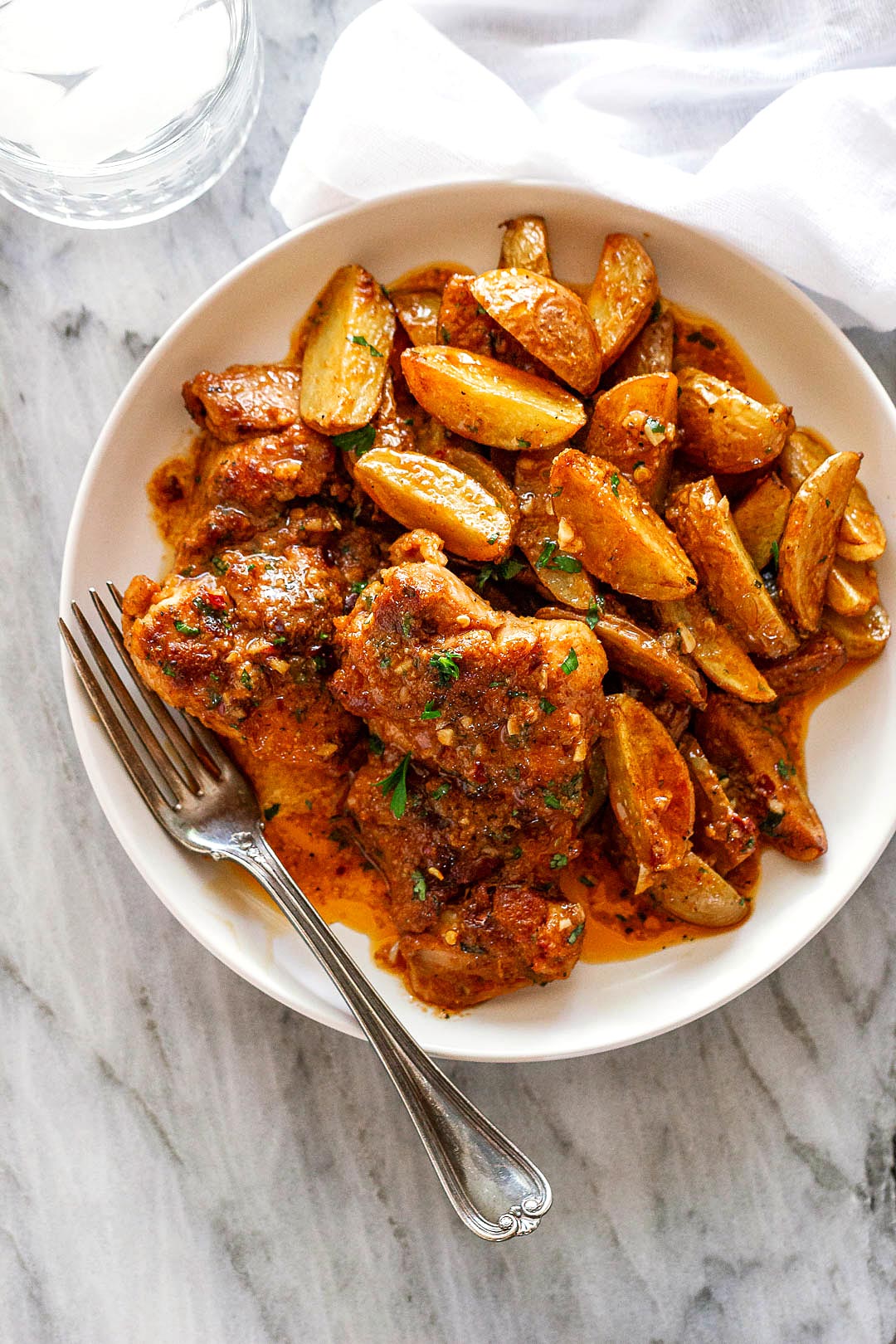 Garlic Butter Chicken Thighs with Baby Potatoes recipe 3