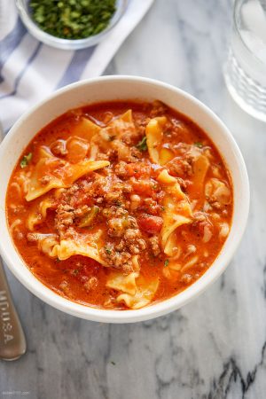 Instant Pot Lasagna Soup Recipe