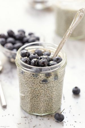Blueberry Chia Seed Pudding