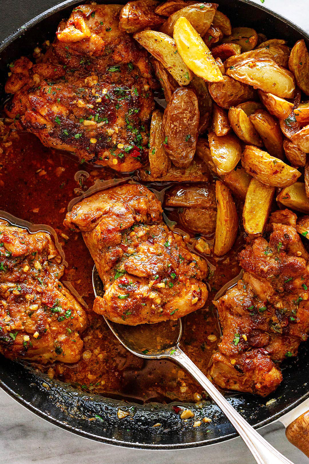 chicken and potato skillet
