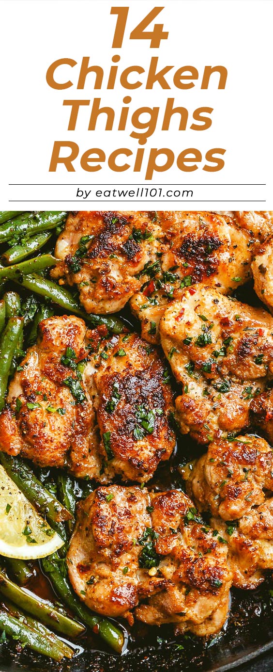 14 Easy Chicken Thigh Recipes - #chicken #recipes #eatwell101 - These chicken thighs recipes are cheap, easy, tasty!