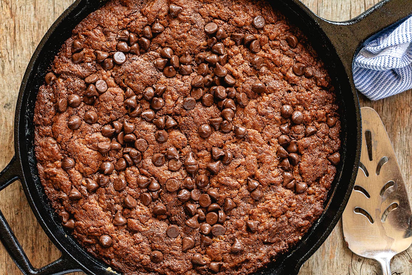 Chocolate Chip Skillet Cookie