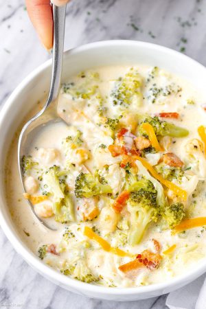Broccoli Cauliflower Soup