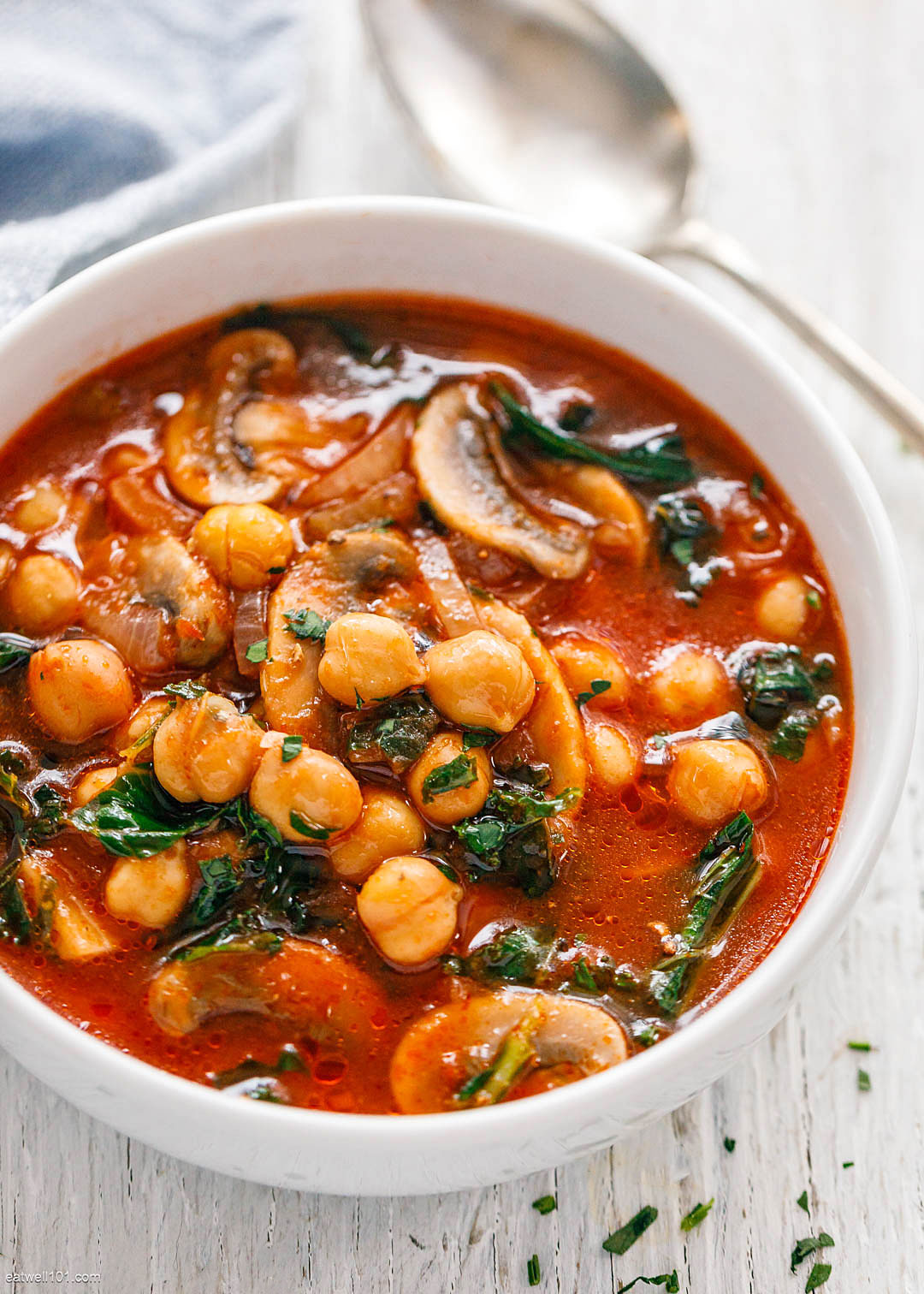 Chickpea Kale Tomato Soup Recipe Chickpea Soup Recipe — Eatwell101