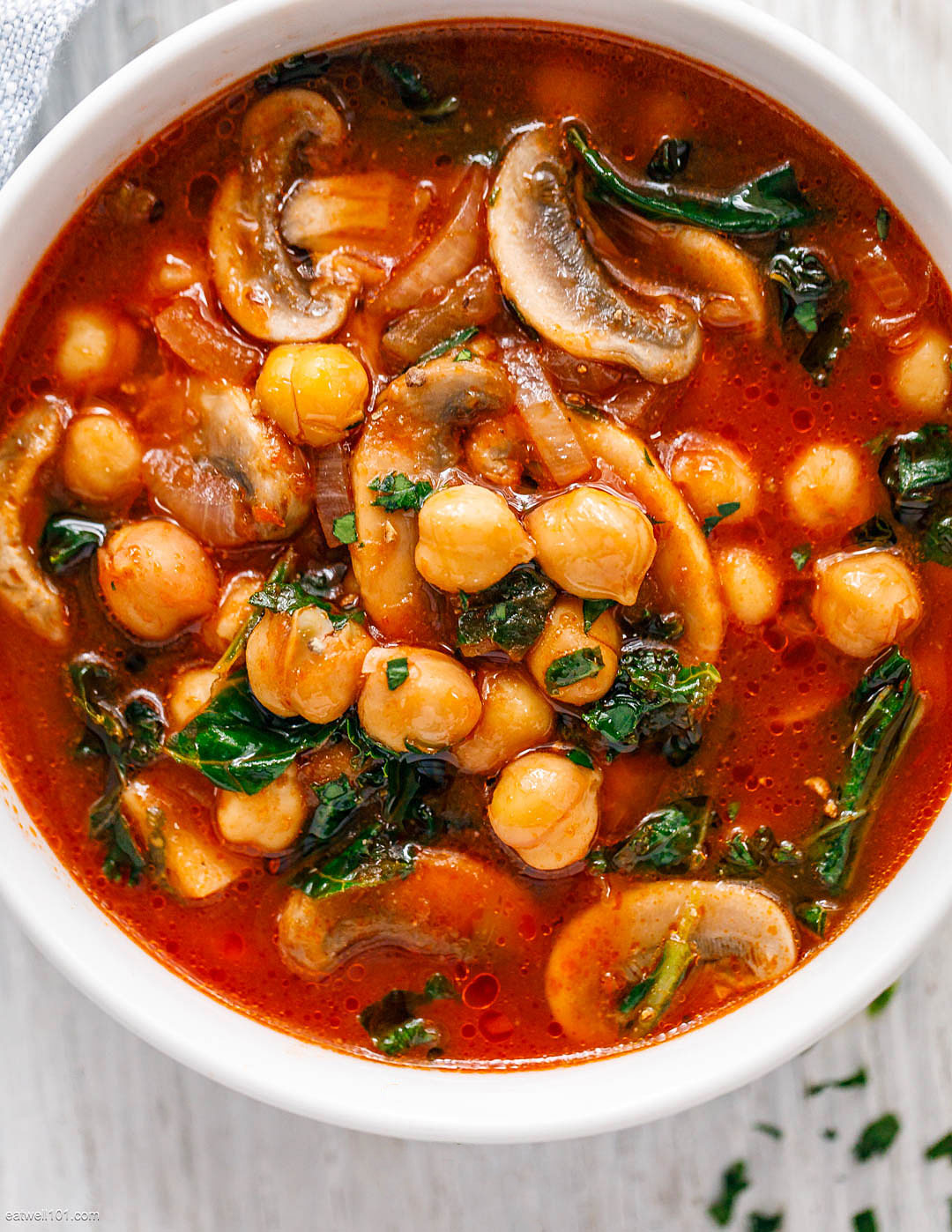 Chickpea kale Soup Recipe