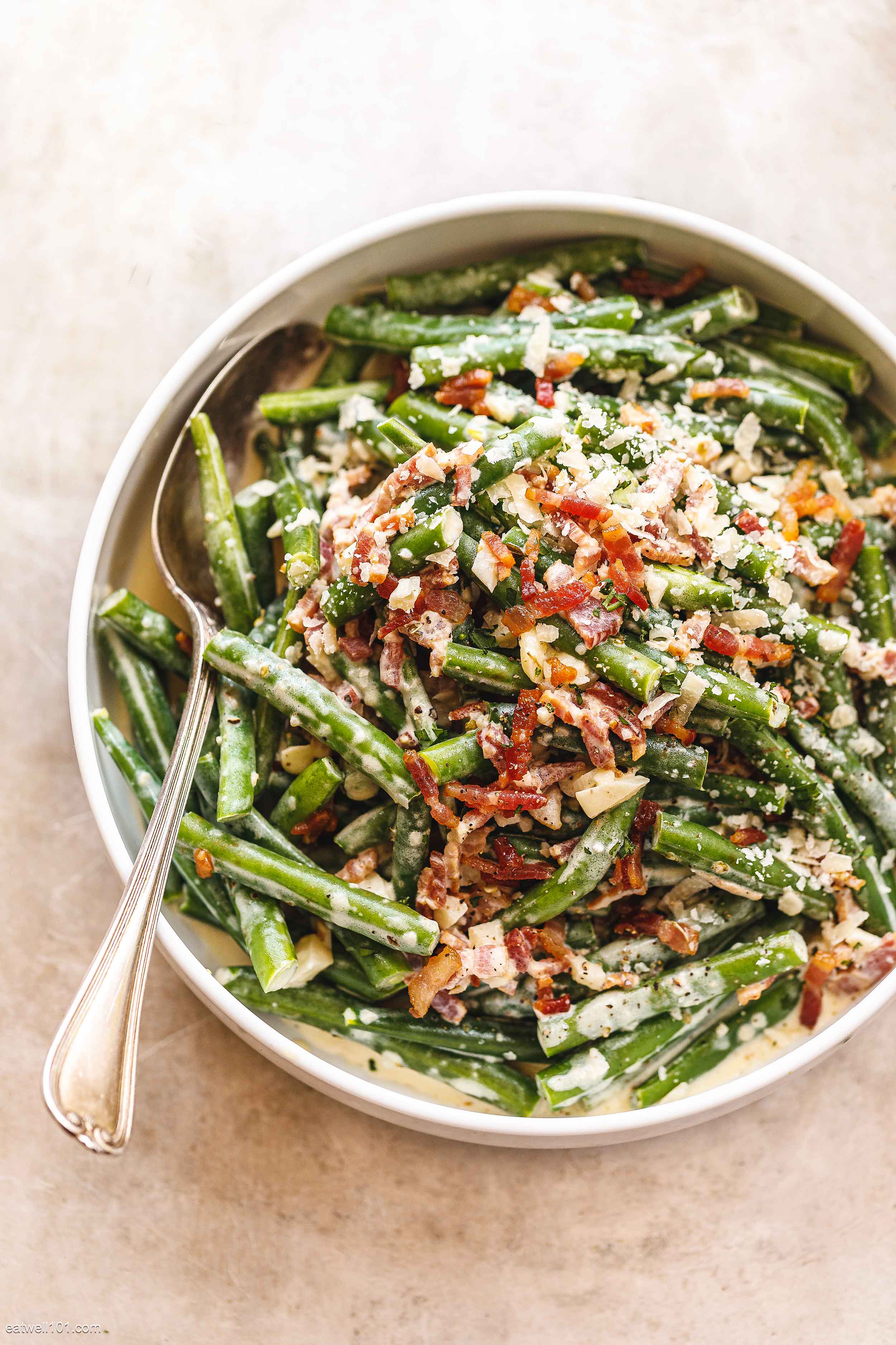 Green Beans Casserole Recipe with Bacon and Parmesan – Best Green Bean ...