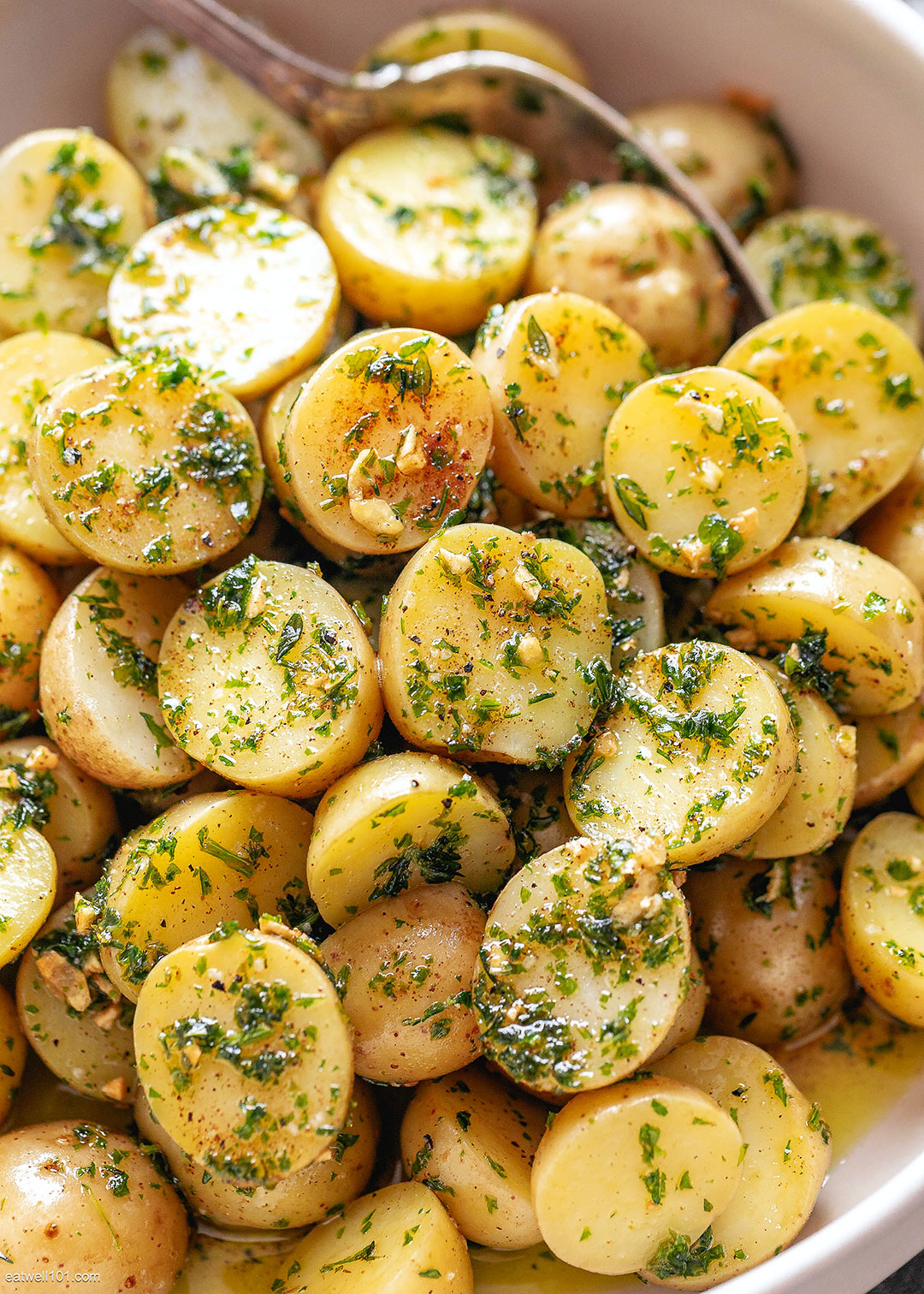 Baby Potatoes with Butter & Herbs