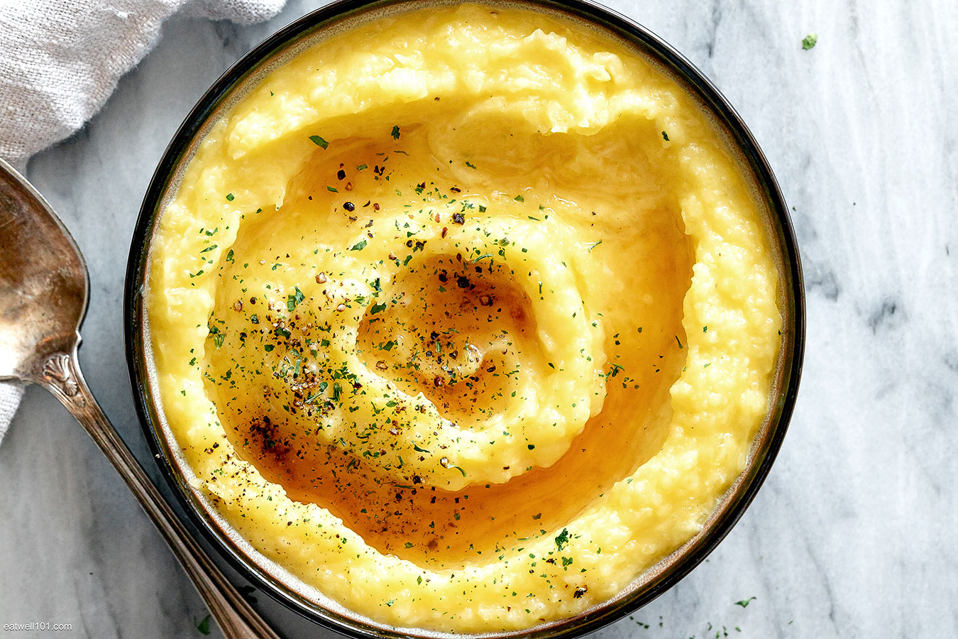 Parmesan Mashed Spaghetti Squash