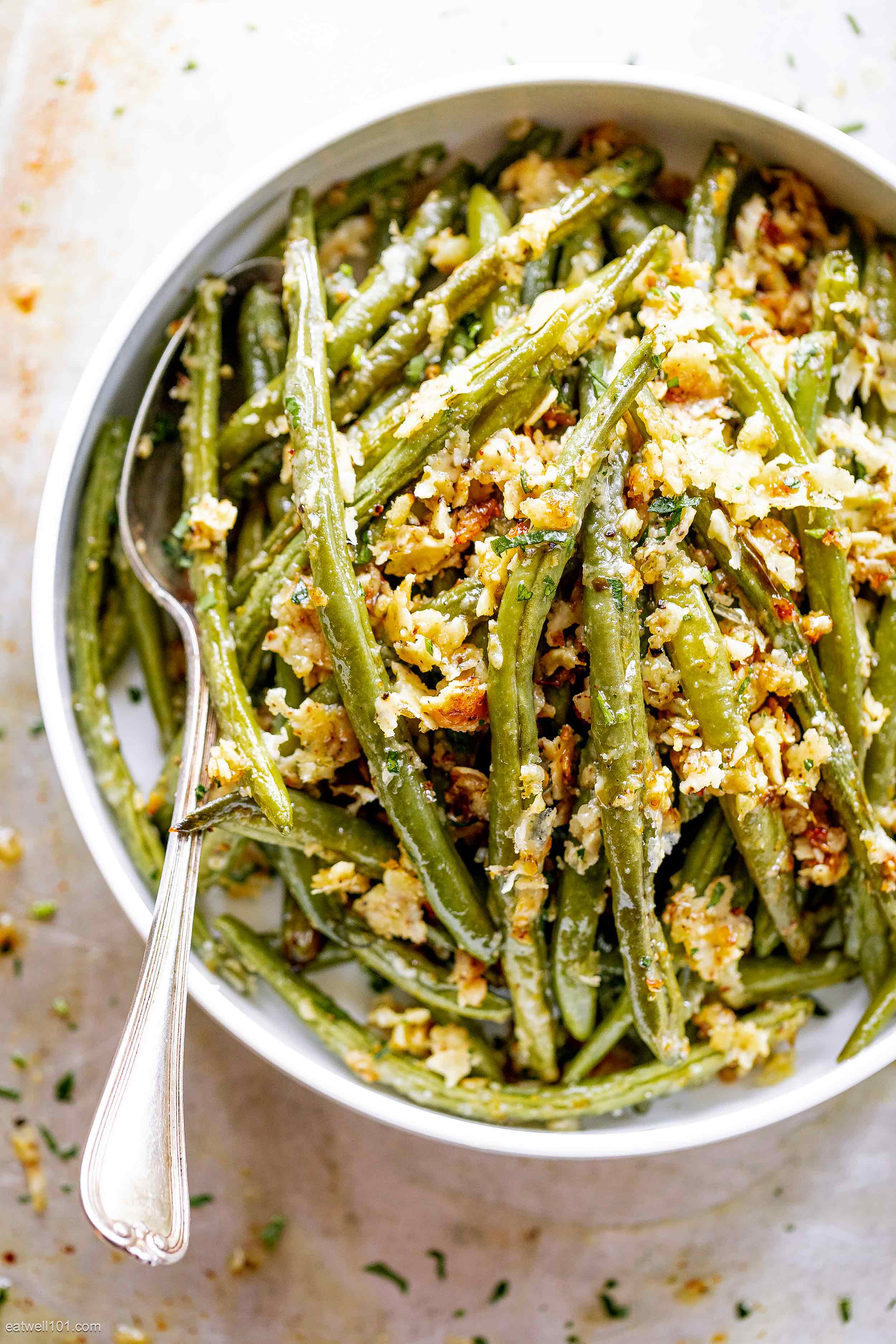 Garlic Parmesan Roasted Green Beans Recipe How to Roast Green Beans