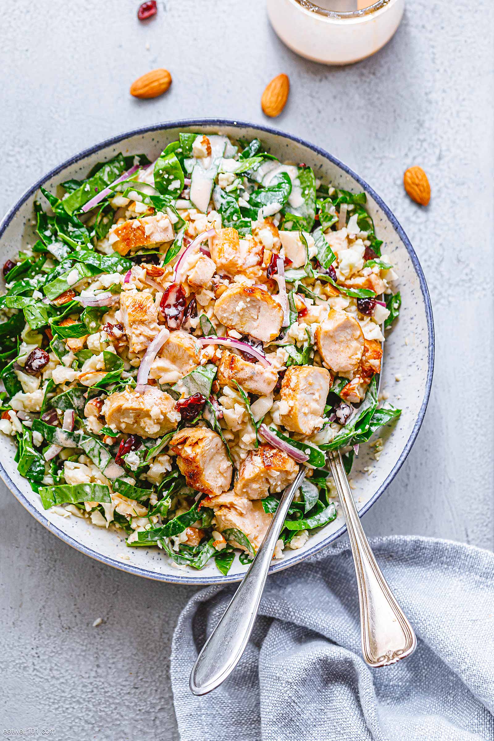 Healthy Spinach Chicken Salad Chicken Salad Recipe — Eatwell101