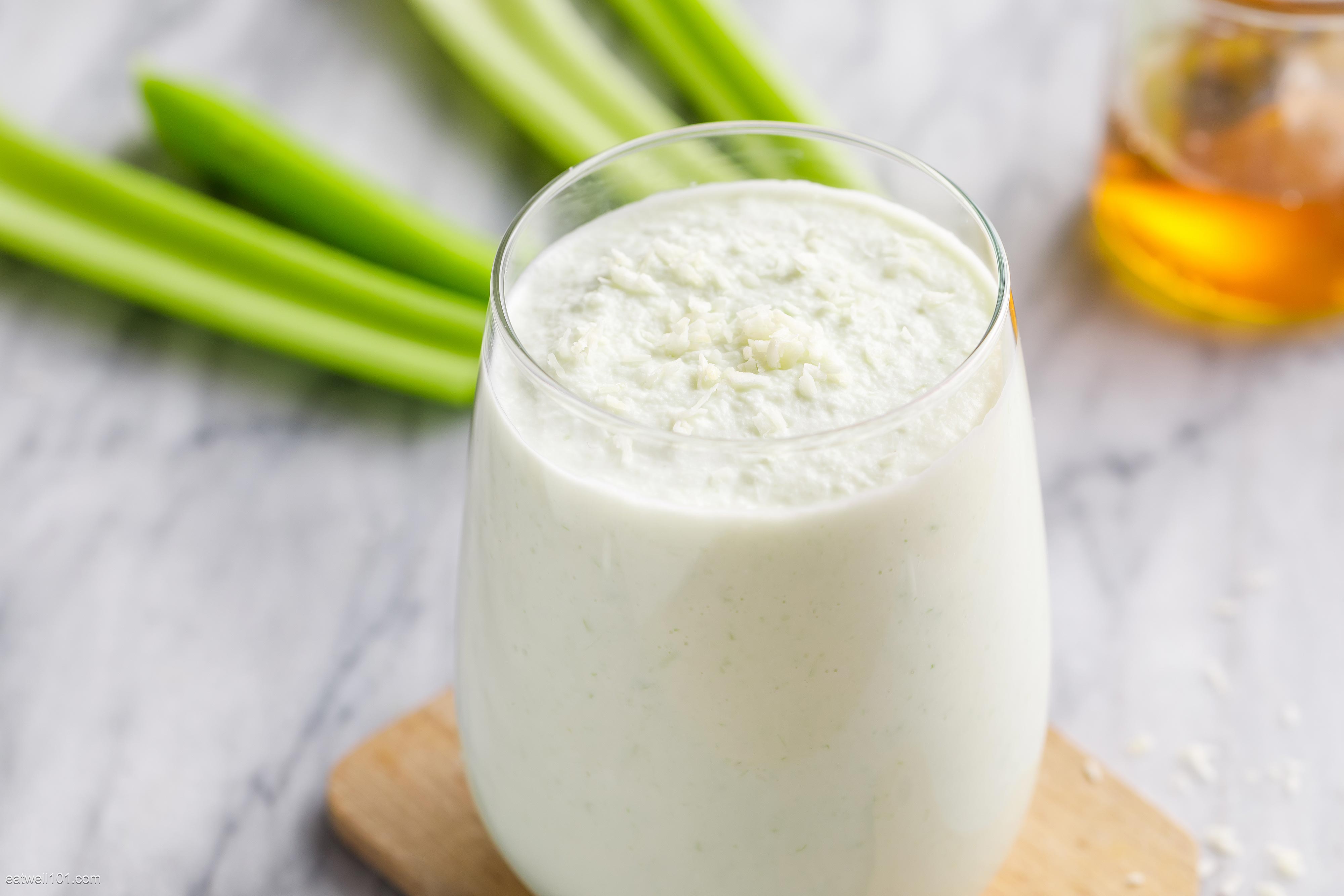 Coconut Celery Smoothie {Dairy Free}