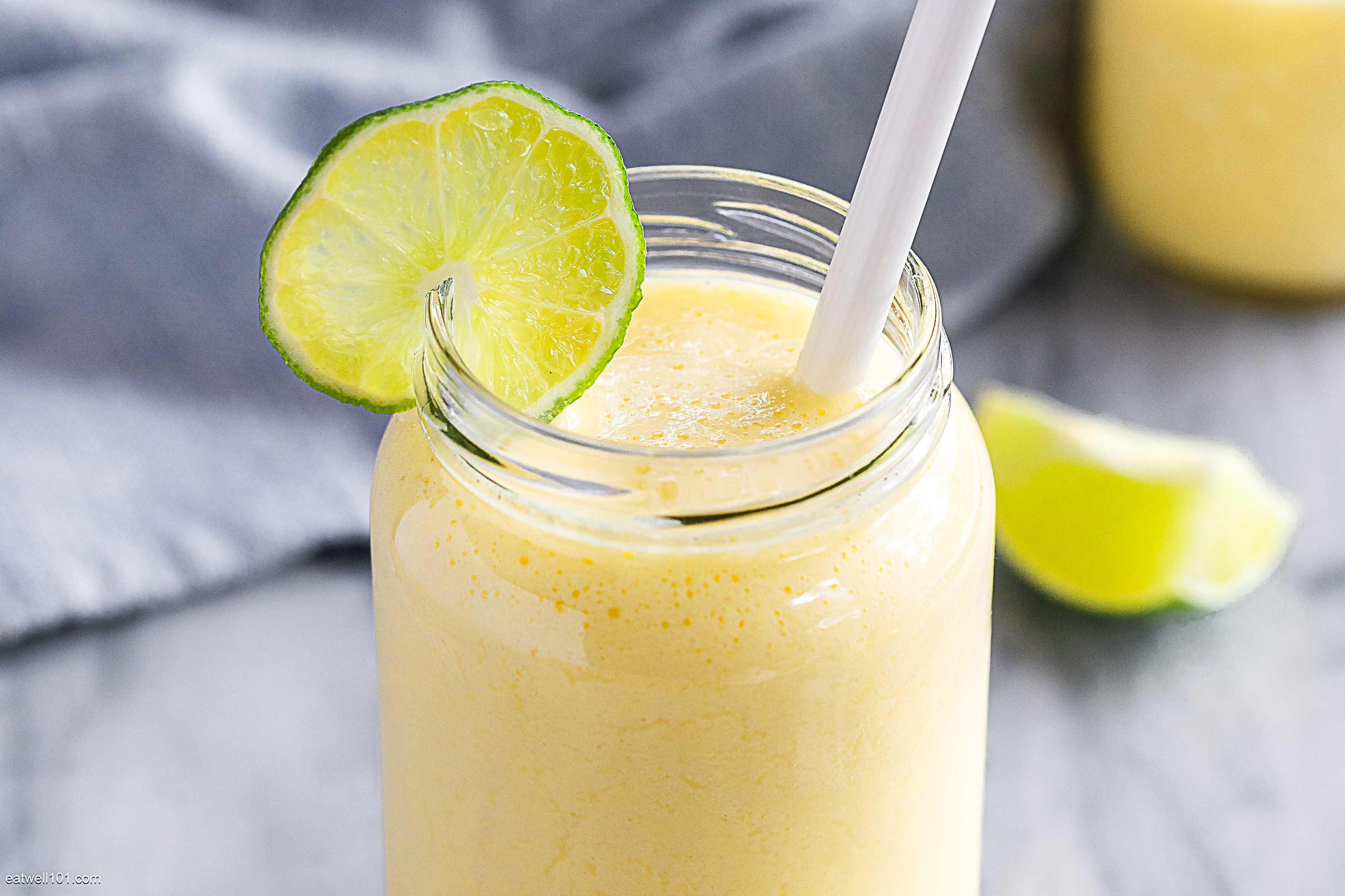 Mango Pineapple Coconut Milk Smoothie {Dairy Free}