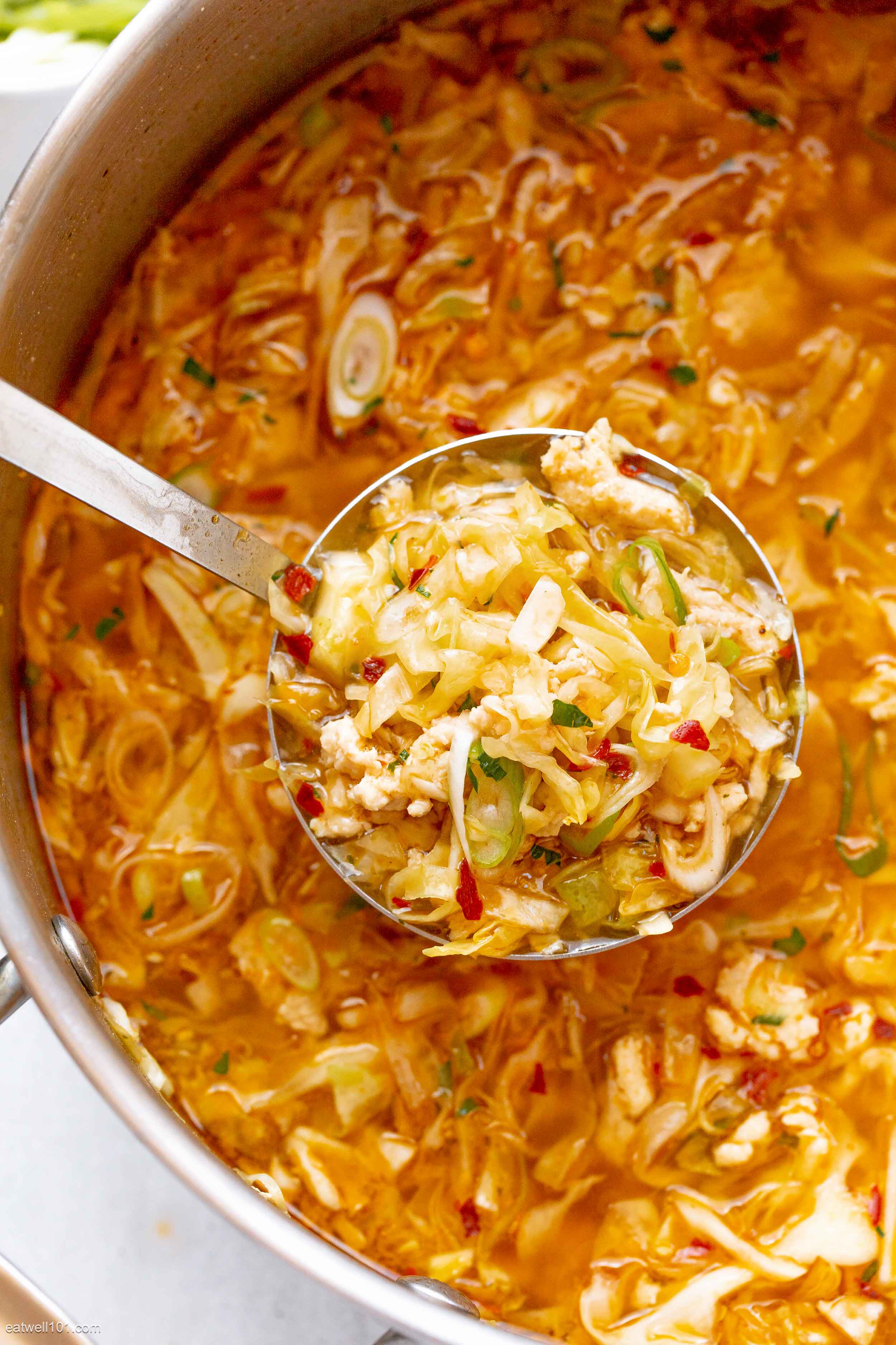 egg roll cabbage soup