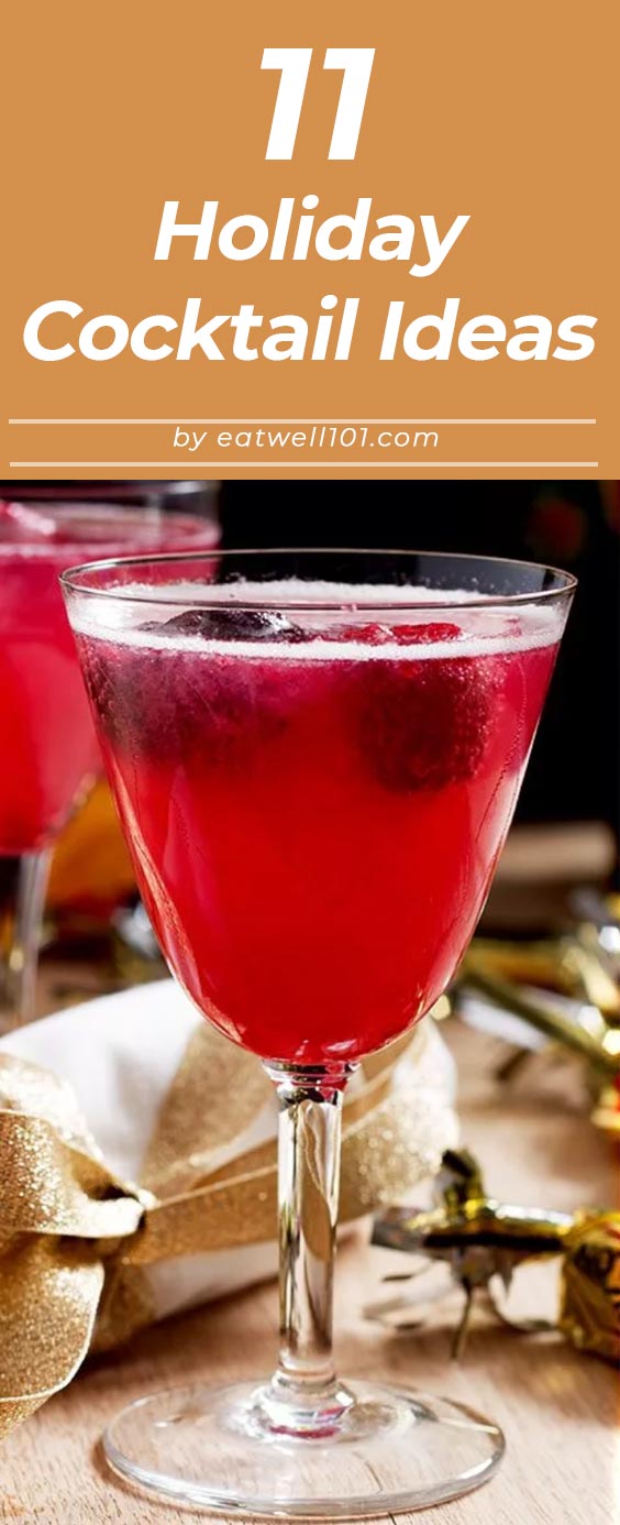 11 Christmas Cocktail Recipe Ideas - #holiday #christmas #cocktail #recipes #eatwell101 - Choose one of these Christmas cocktails as a specialty drink for your annual Christmas party!