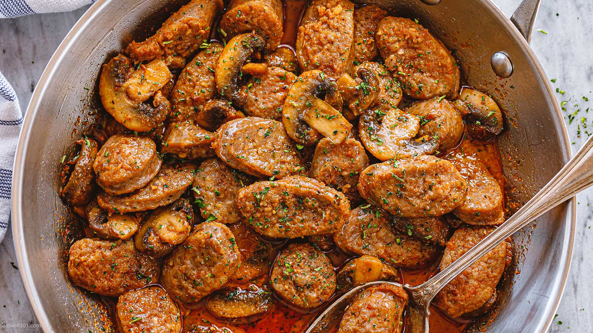 Cajun Sausage Mushrooms