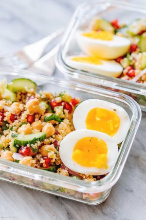 Chickpea Quinoa Salad Meal Prep