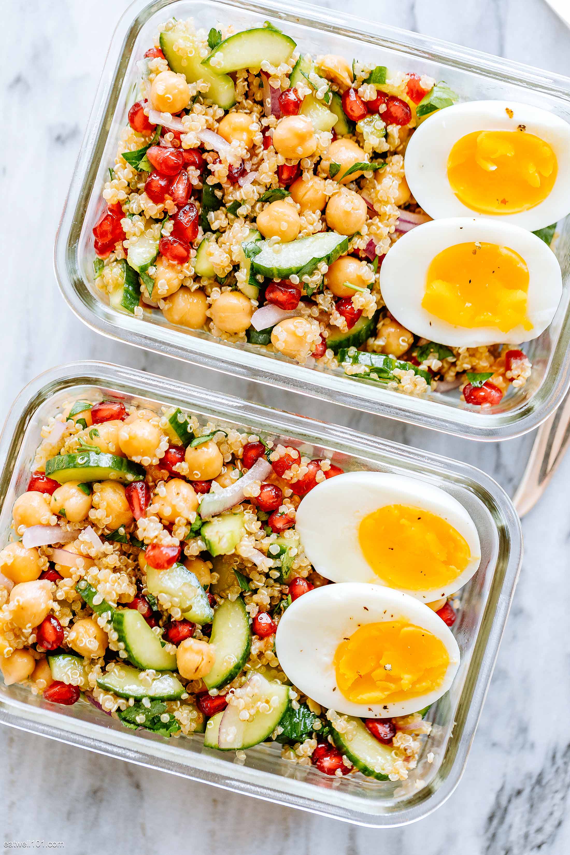 Chickpea Quinoa Salad Meal Prep