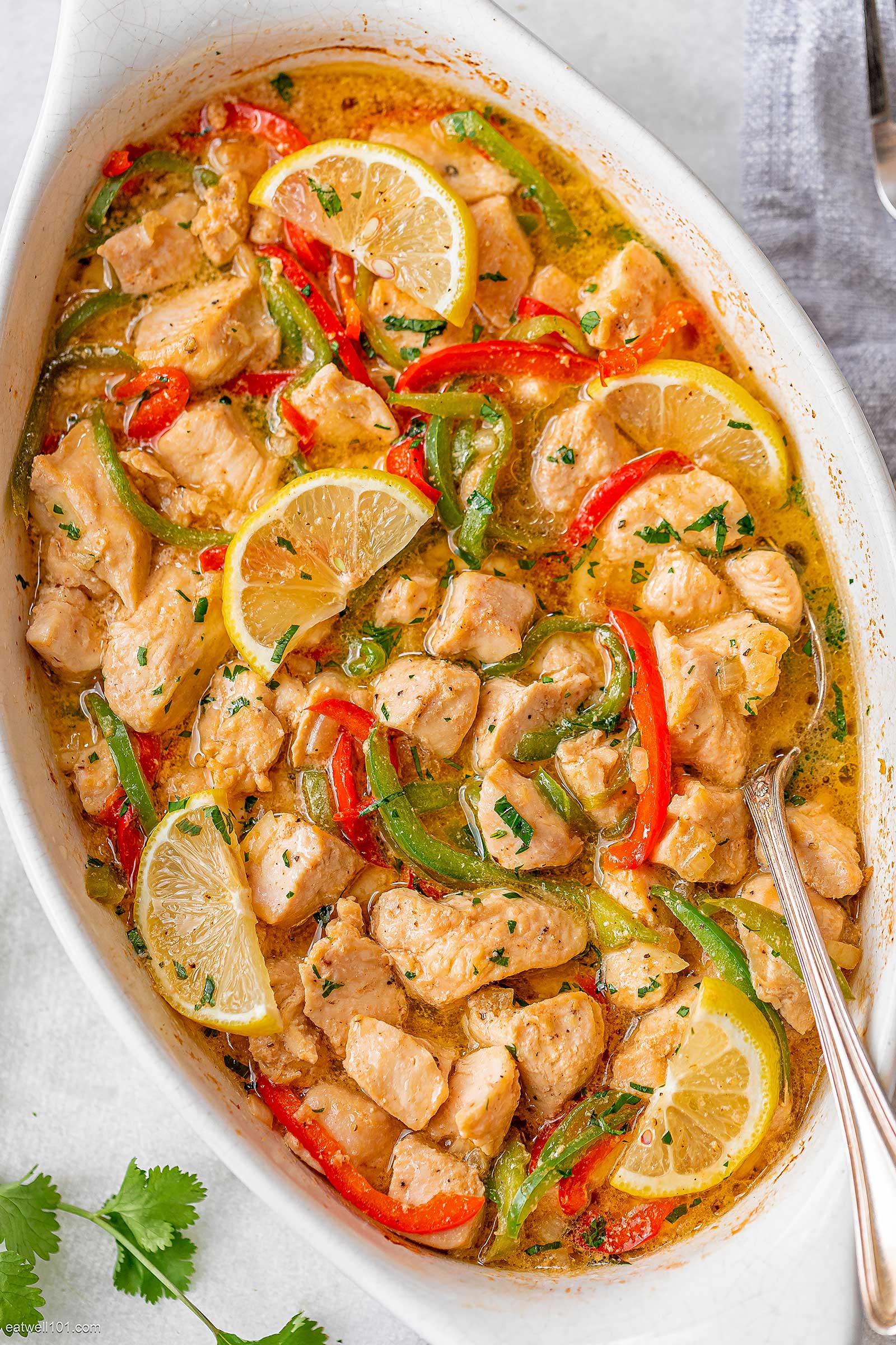 Easy Pepper Chicken Recipe / Black Pepper Chicken | Easy Delicious Recipes - Baked lemon garlic chicken recipe | lemon garlic cream sauce recipe.