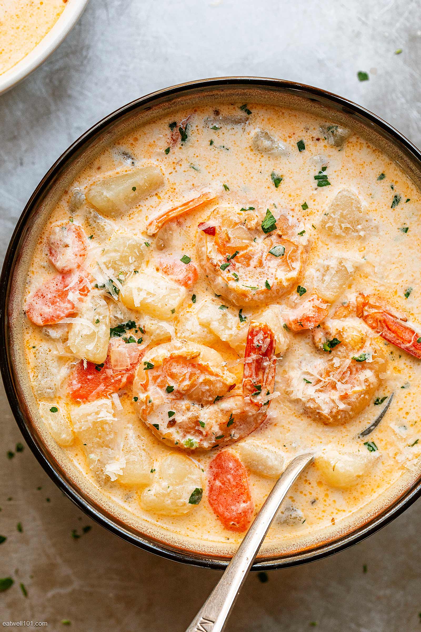 Instant Pot Creamy Shrimp Soup