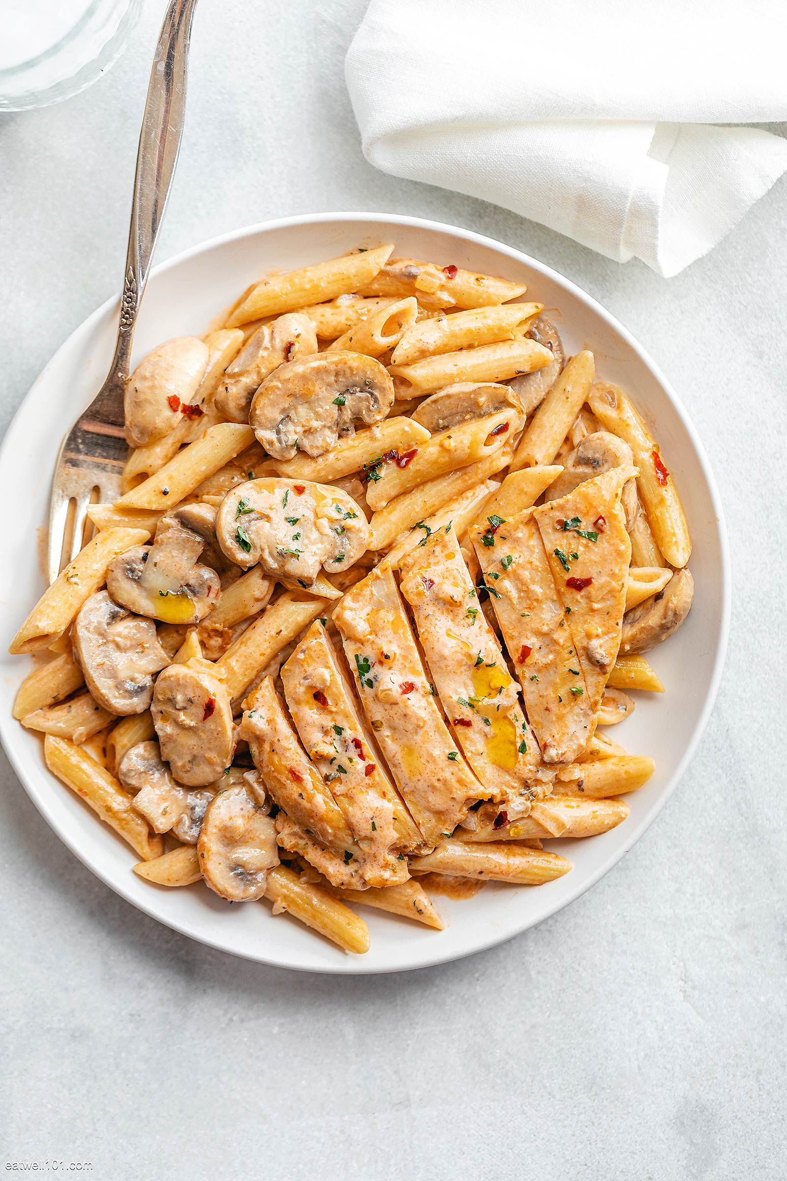 chicken pasta skillet meal 1