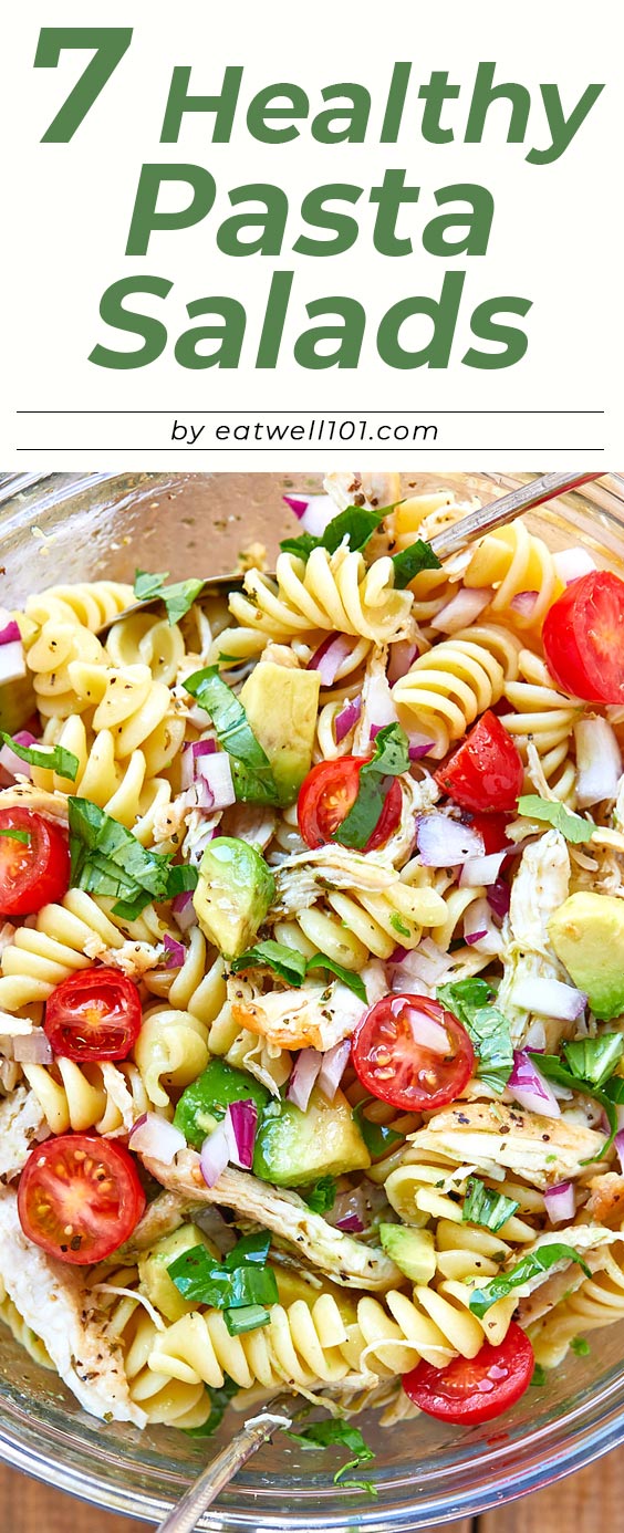 Healthy Pasta Salad Ideas - #pasta #salads #eatwell101 #recipes - Frugal, simple and so tasty. These healthy pasta salad recipes are perfect for your potlucks, barbecues and meal prep Sundays.